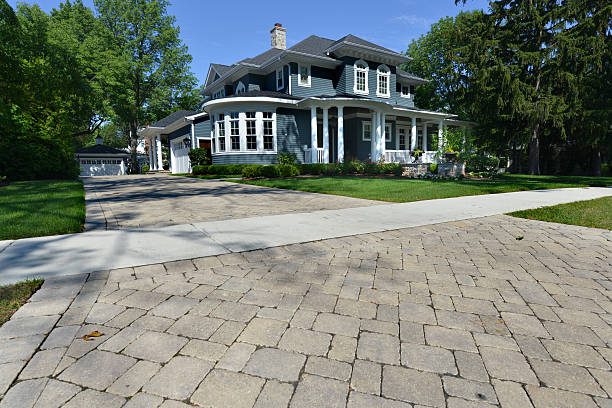 Permeable Paver Driveway in Portola Valley, CA